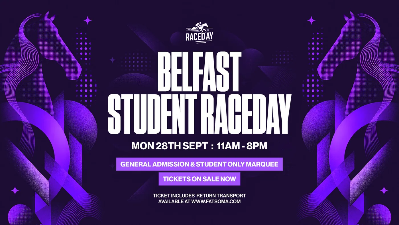 Belfast Student Raceday event poster