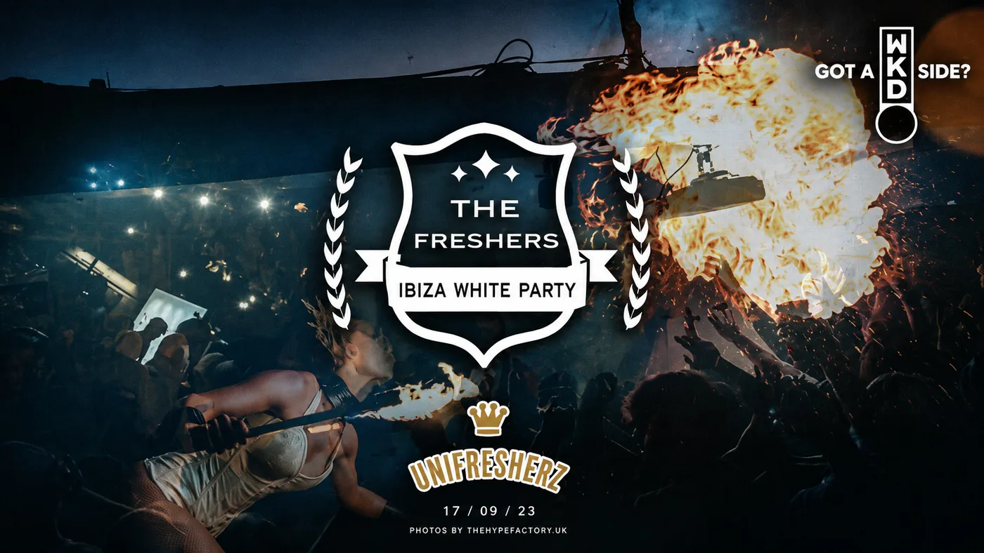 Second & Third Years! / Coleraine Freshers Ibiza White Party 2026 - - Presented by WKD event poster