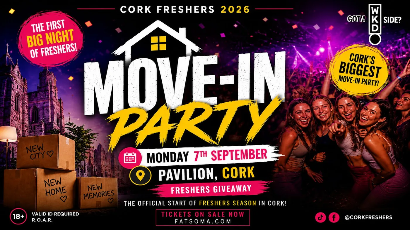 Cork Freshers Move In Party @ Pavilion - Presented by WKD event image
