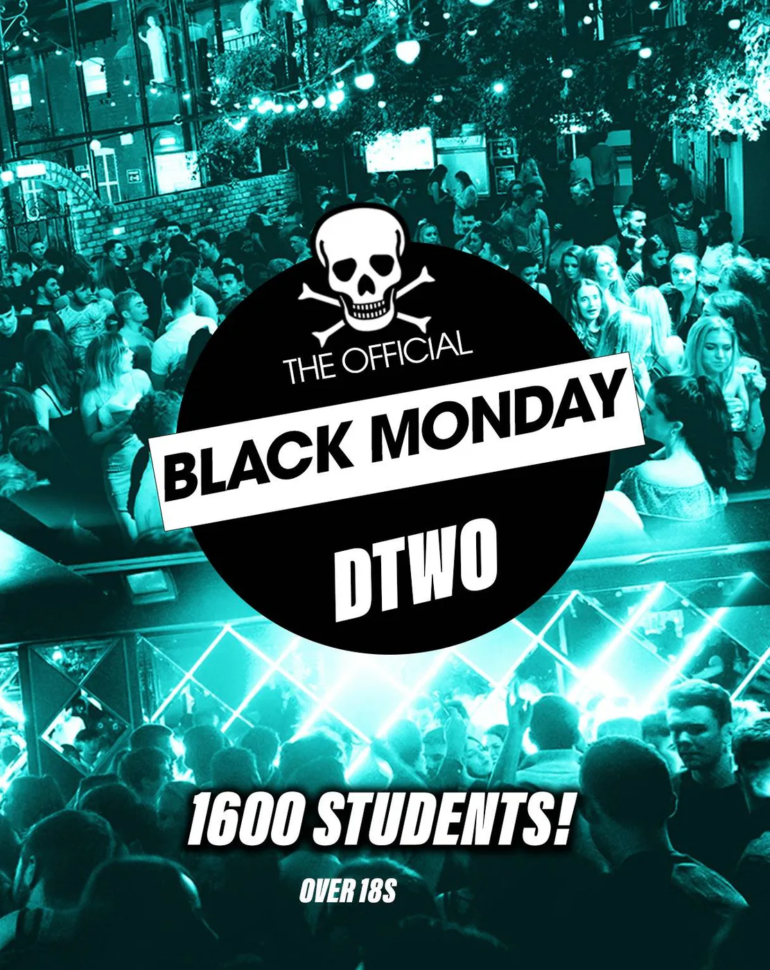 Black Monday @ Dtwo - €3.50 Drinks - Over 18s - Sept 7th event poster