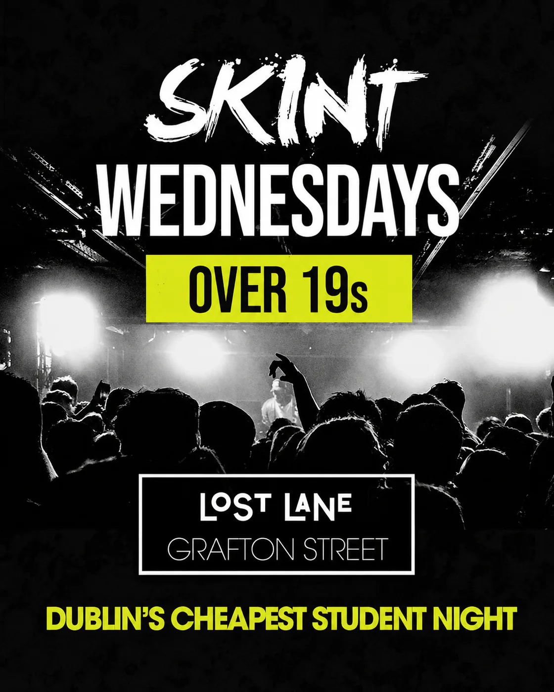 SKINT @ Lost Lane - Over 19s - 99c Tickets - Sept 9th event poster