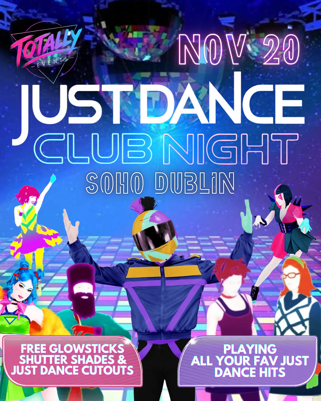 Just Dance: Club Night @ Soho - Nov 20th event poster