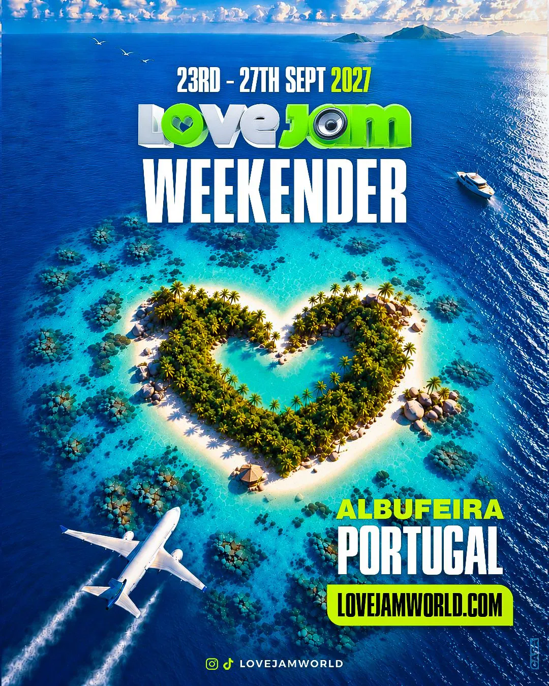 LoveJam - Weekender - Portugal 2027 event poster