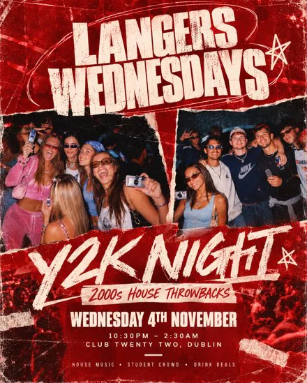 LANGERS Y2K SPECIAL | TWENTY TWO NIGHTCLUB 🔥 event poster