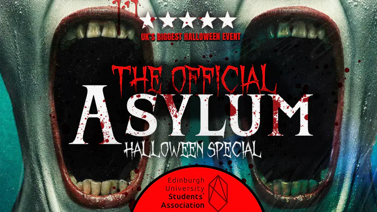 EDINBURGH HALLOWEEN 🎃 - THE OFFICIAL ASYLUM event poster