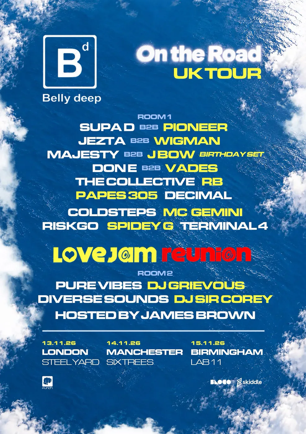 Belly Deep - LoveJam - The Reunion event poster