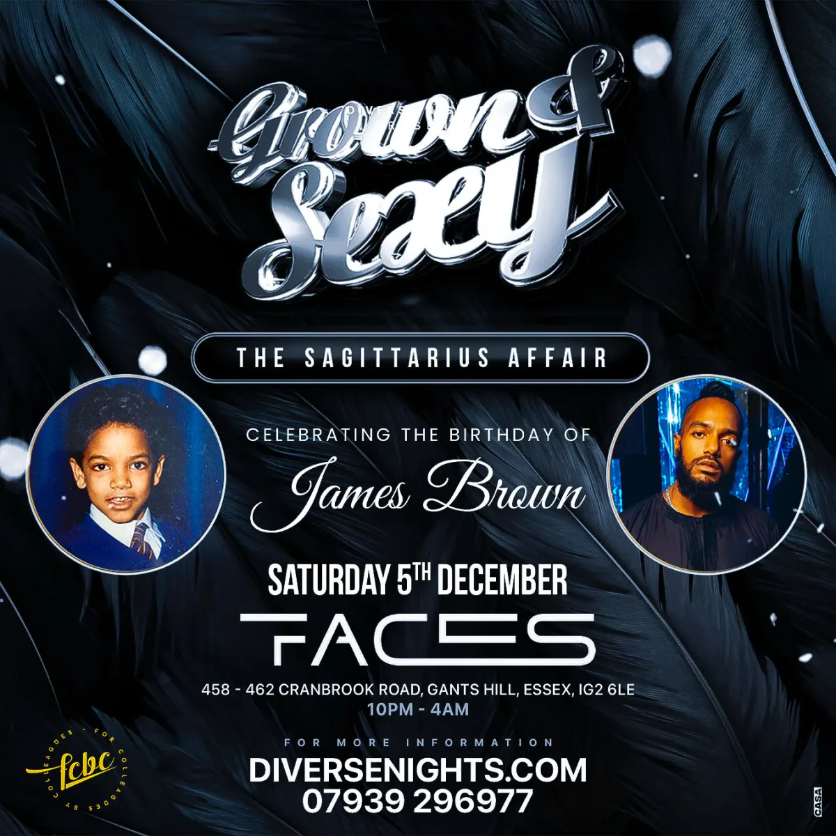 GROWN & SEXY - Noir et Blanc event poster