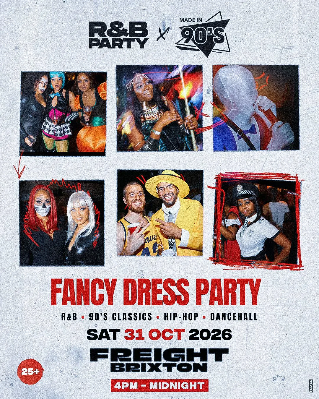R&B PARTY x Made In 90s - Fancy Dress event poster