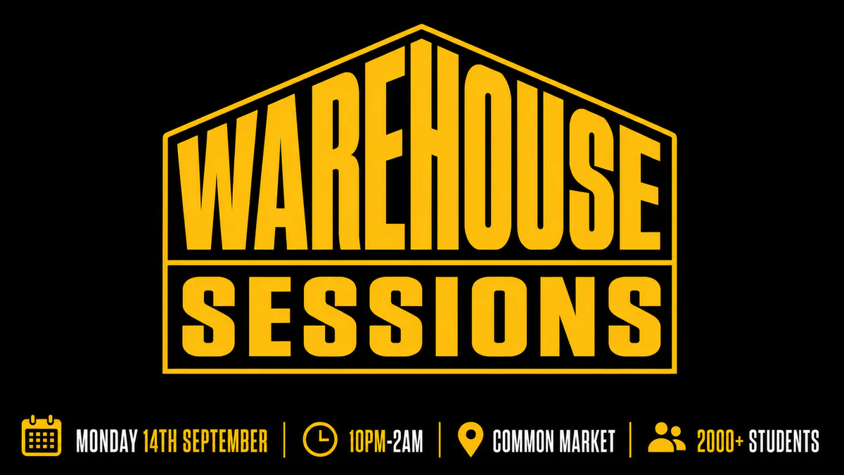 WAREHOUSE PARTY event poster