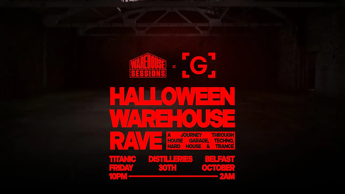 GROOVEMENT // HALLOWEEN WAREHOUSE RAVE (BY THE RIVER) event poster
